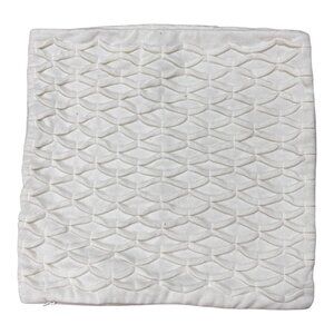 Ikea Throw Pillow RIDDARFJARIL 20" Cable Knit Cushion Cover Acrylic Polyester